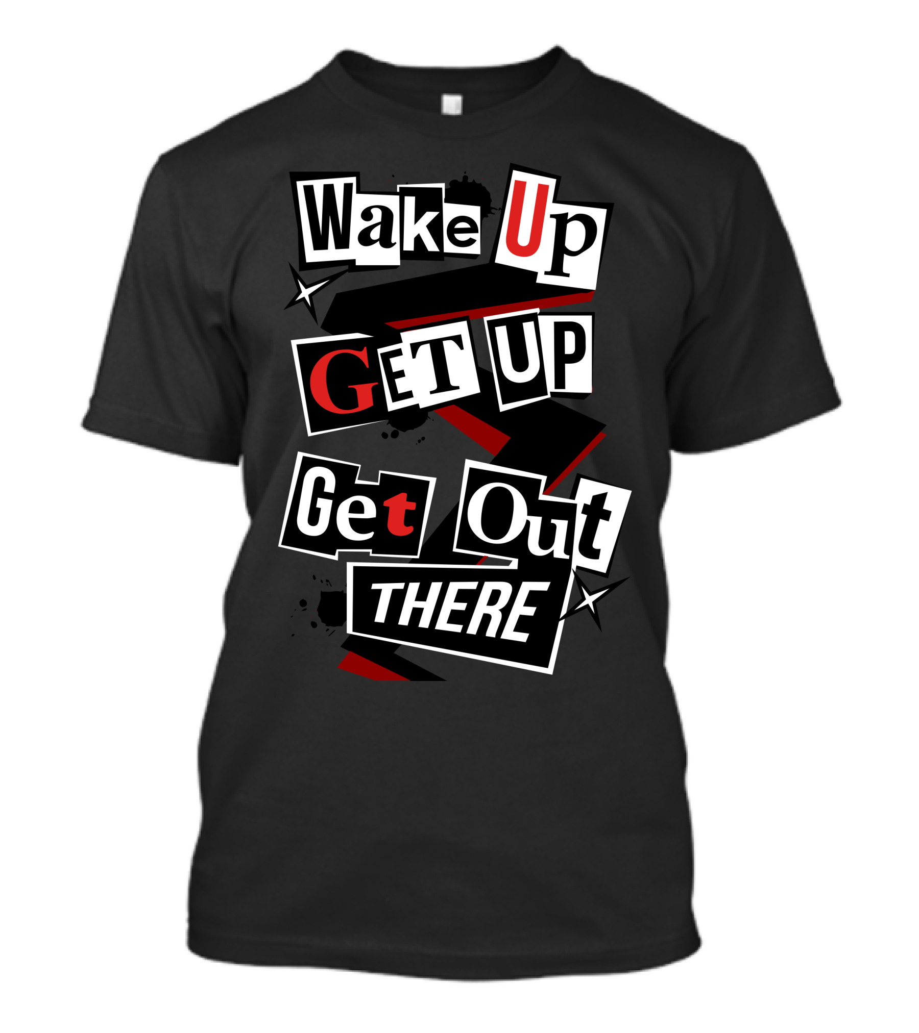 Persona Wake Up Get Up Get Out There T-Shirt