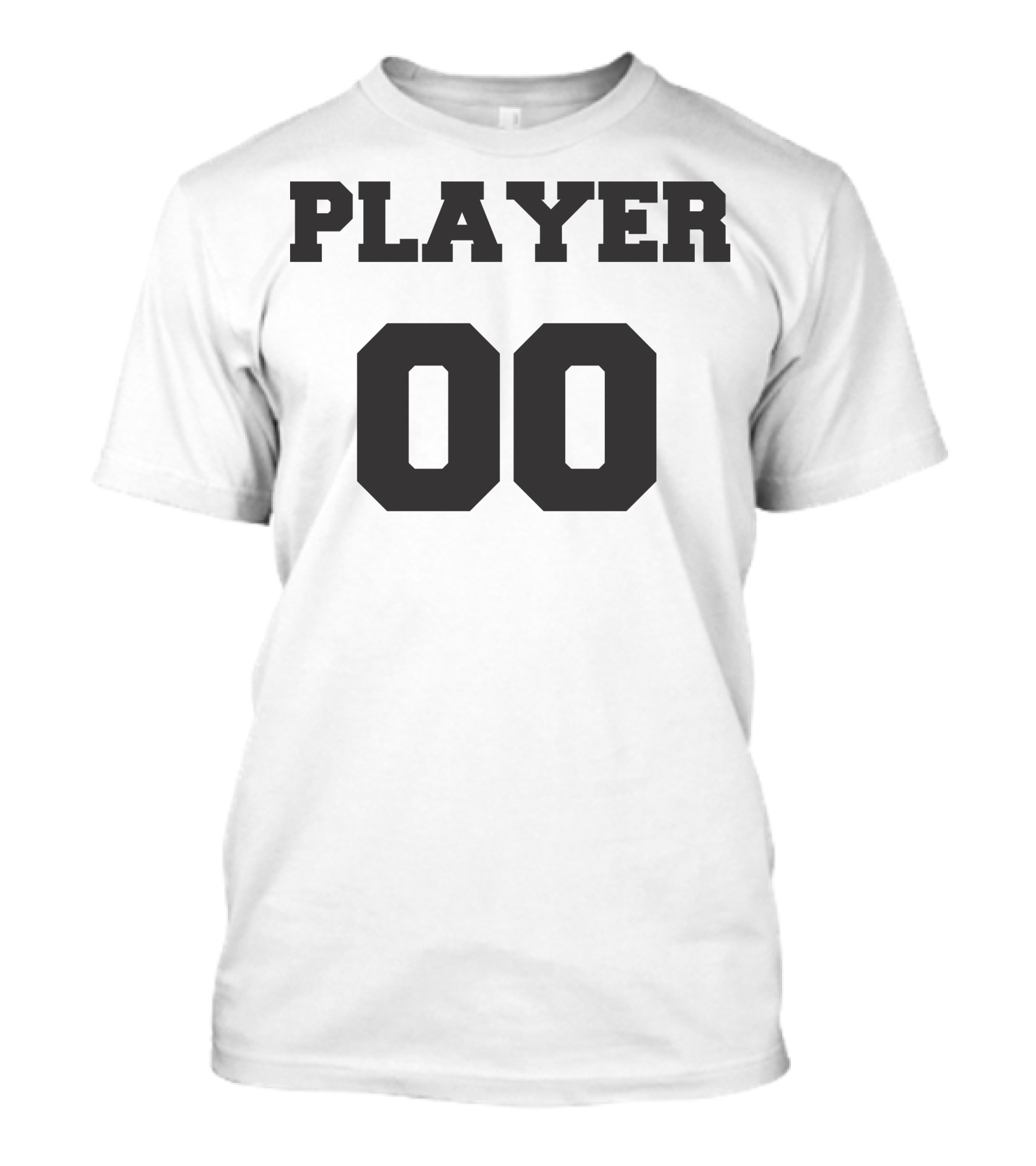 Player 00 Sports Number T-Shirt