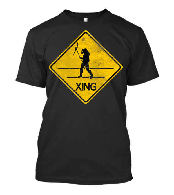 Predator Xing Warning Sign T-Shirt