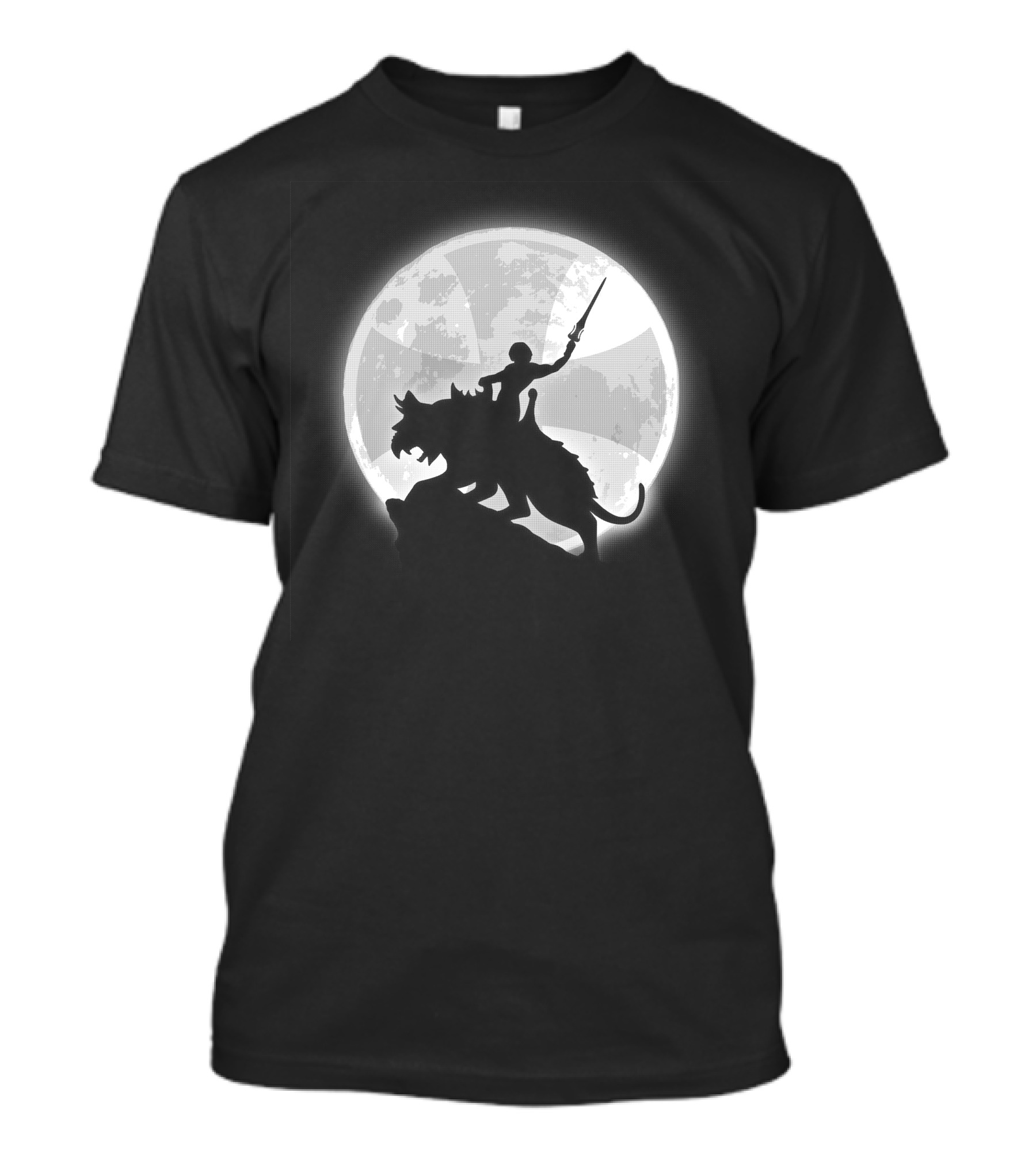 Prince Masters Sword Over Moonlit Beast T-Shirt