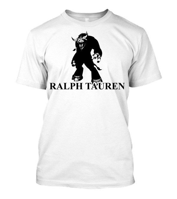 Ralph Tauren Minotaur Tuxedo Motif T-Shirt