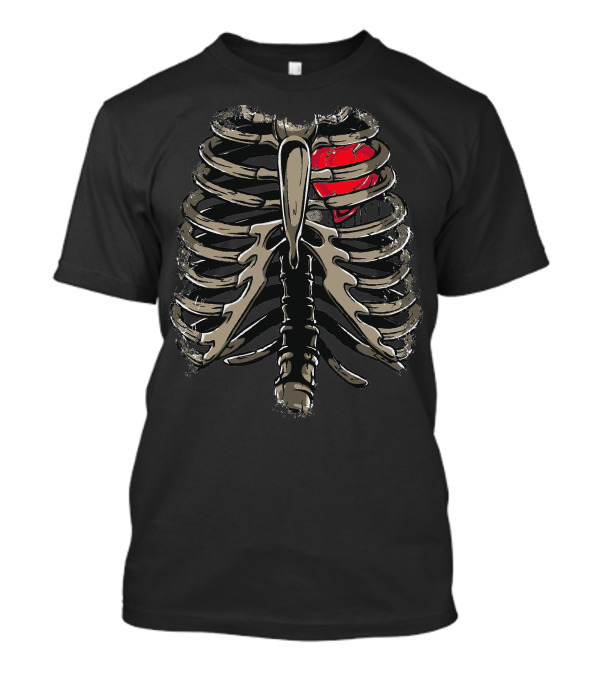 Ribcage And Heart Anatomy T-Shirt