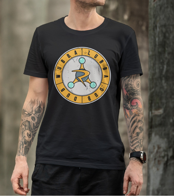 Wubba Lubba Dub Dub Rick Symbol Retro T-Shirt