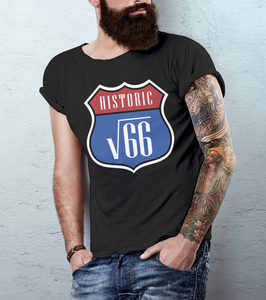 Historic Route Square Root 66 T-Shirt
