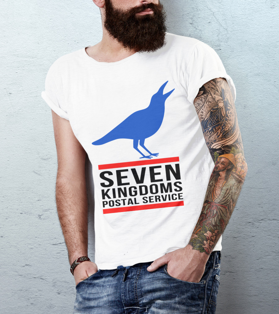Seven Kingdoms Postal Service Crow Emblem T-Shirt