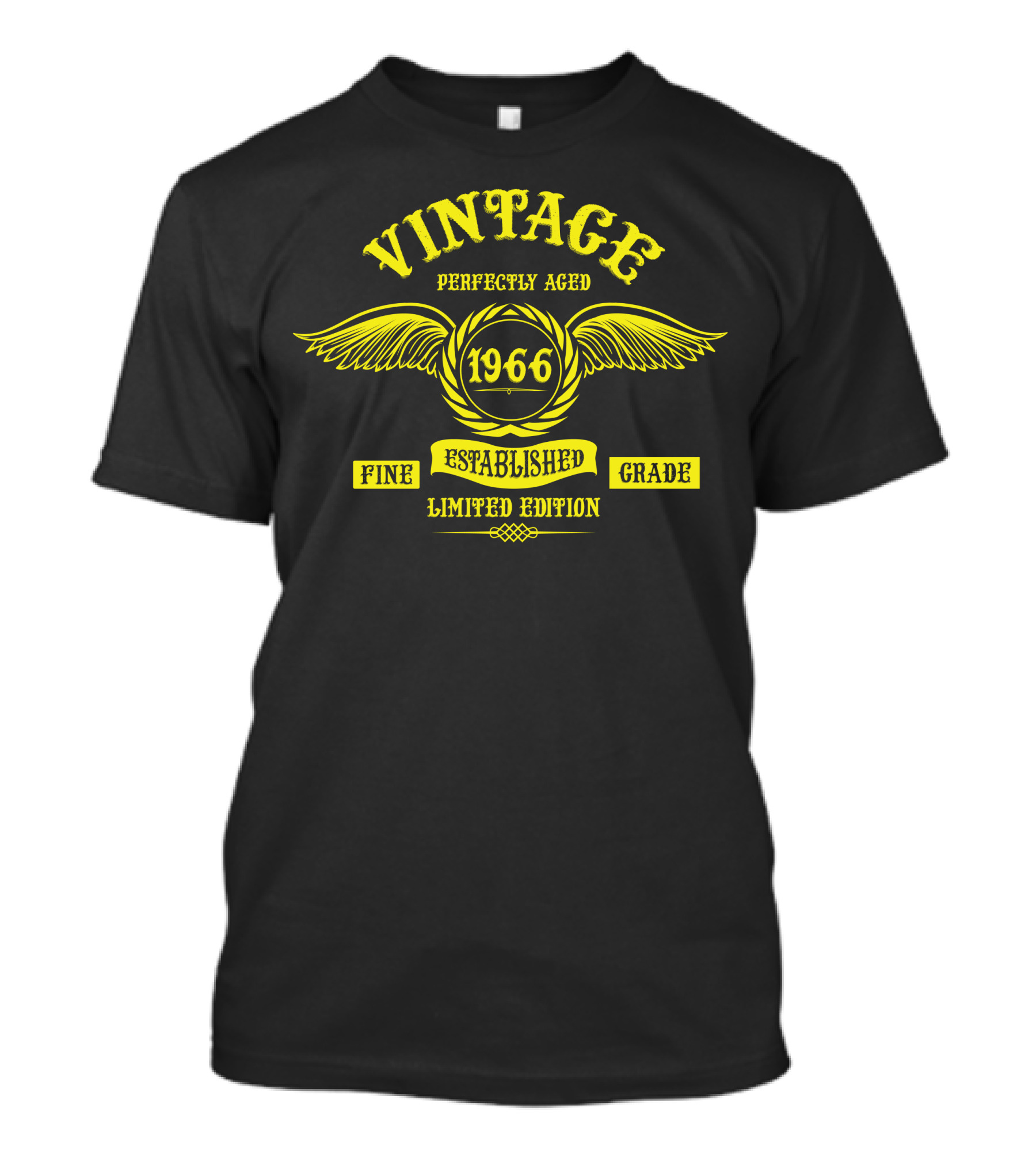 Vintage Perfectly Aged 1966 Fine Established Grade T-Shirt