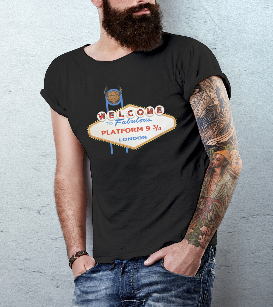 Welcome To Fabulous Platform 9 3/4 London T-Shirt