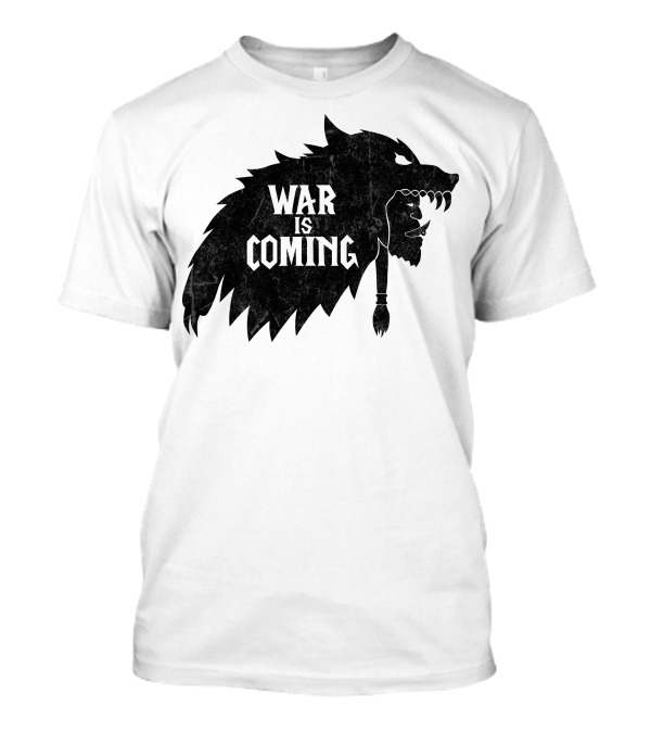 War Is Coming Direwolf Silhouette Game Of Thrones T-Shirt