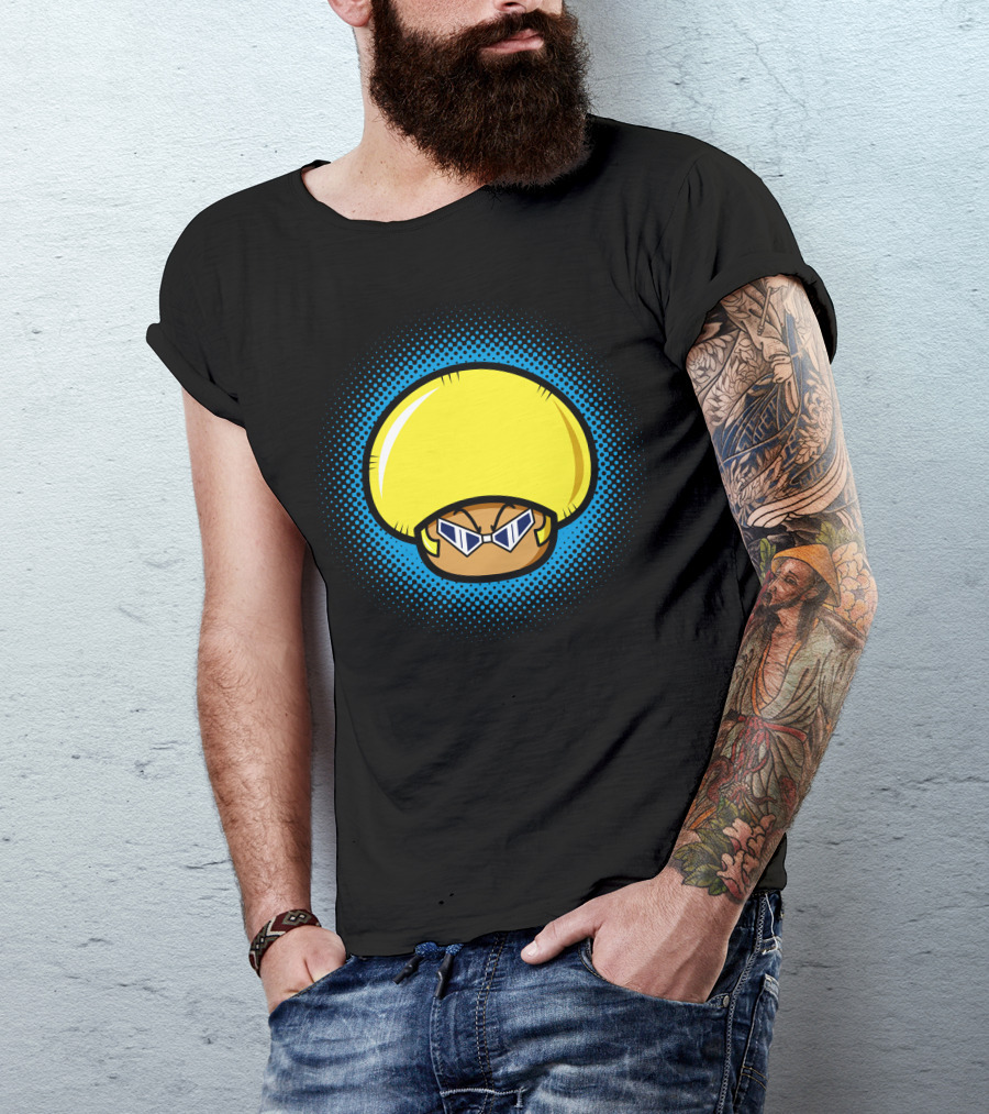 Space Dandy Funky Afro Character With Sunglasses T-Shirt