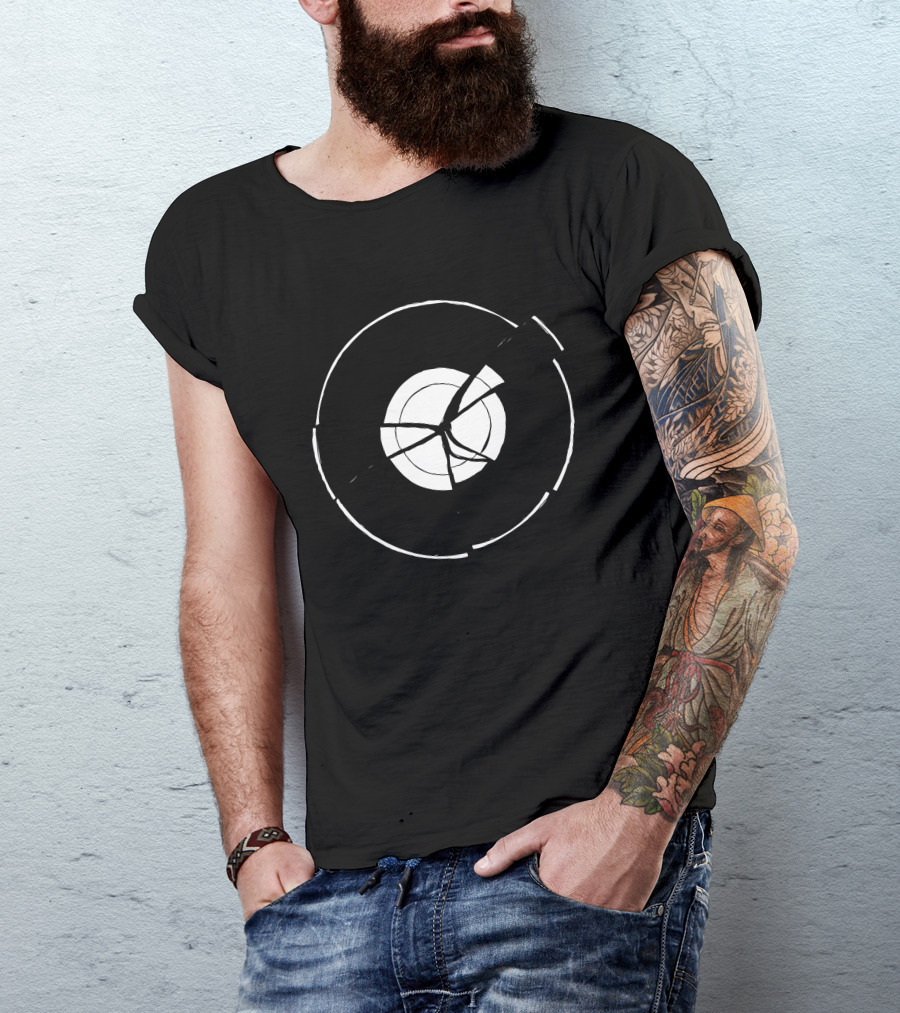 Vinyl Records Destroyer Shattered Disc T-Shirt