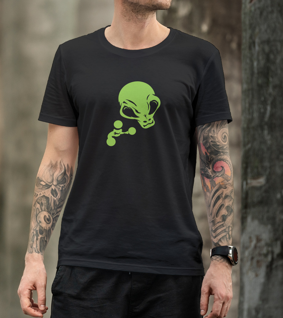 Aliens Want You NASA UFO Abduction Space Exploration Science Alien Head T-Shirt
