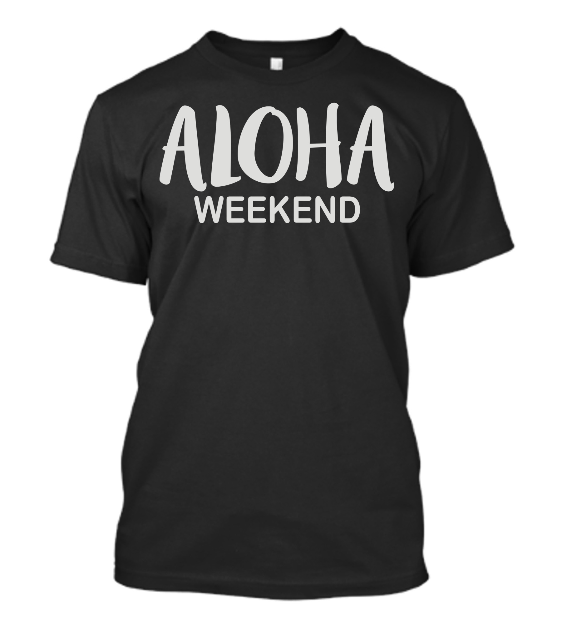 Aloha Weekend Hawaiian Letters Fun Holiday Vibe T-Shirt