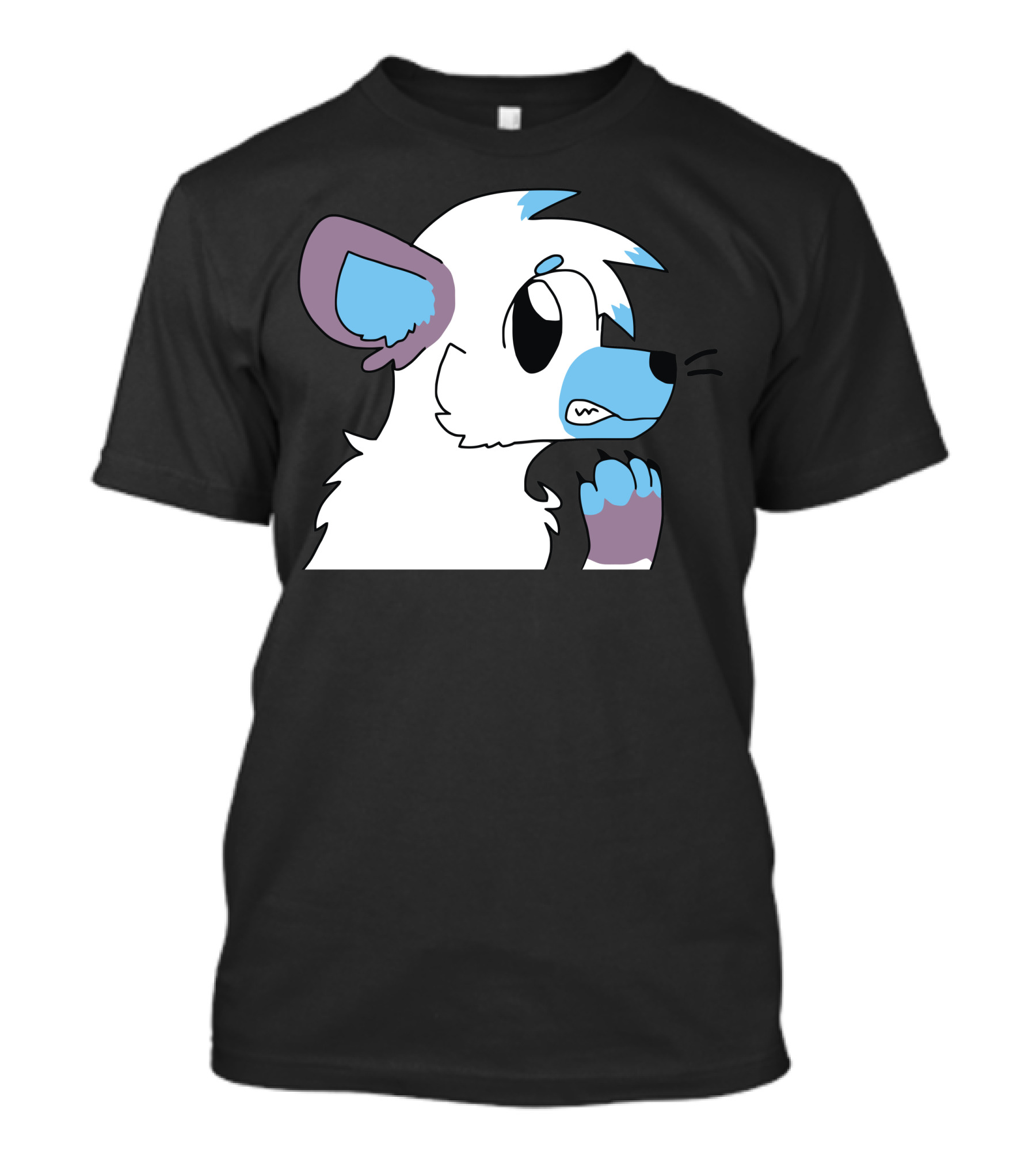 Arctic Fox Adopt Cute Cartoon Character T-Shirt