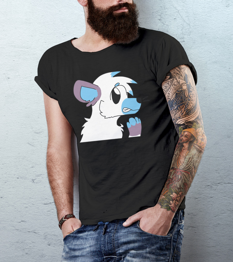 Arctic Fox Adopt Cute Cartoon Character T-Shirt