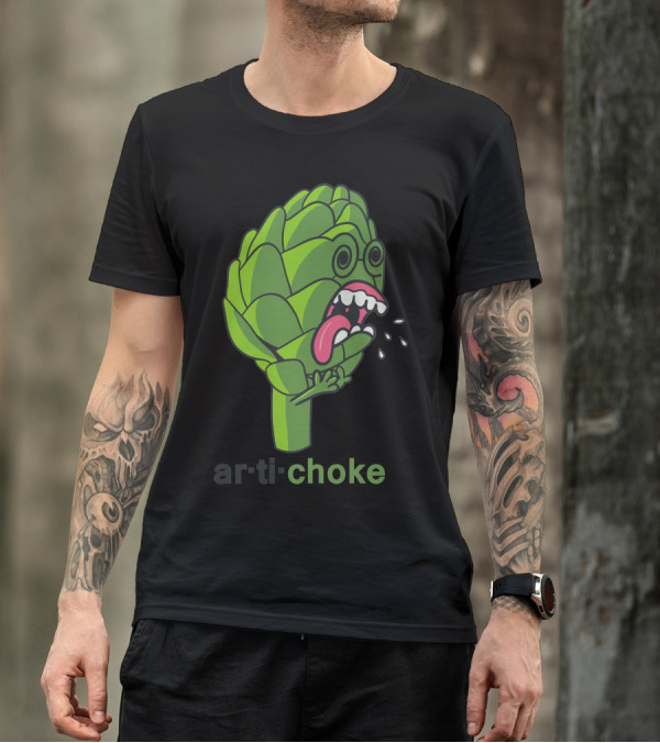 Ar·ti·choke Funny Vegetable Cartoon T-Shirt