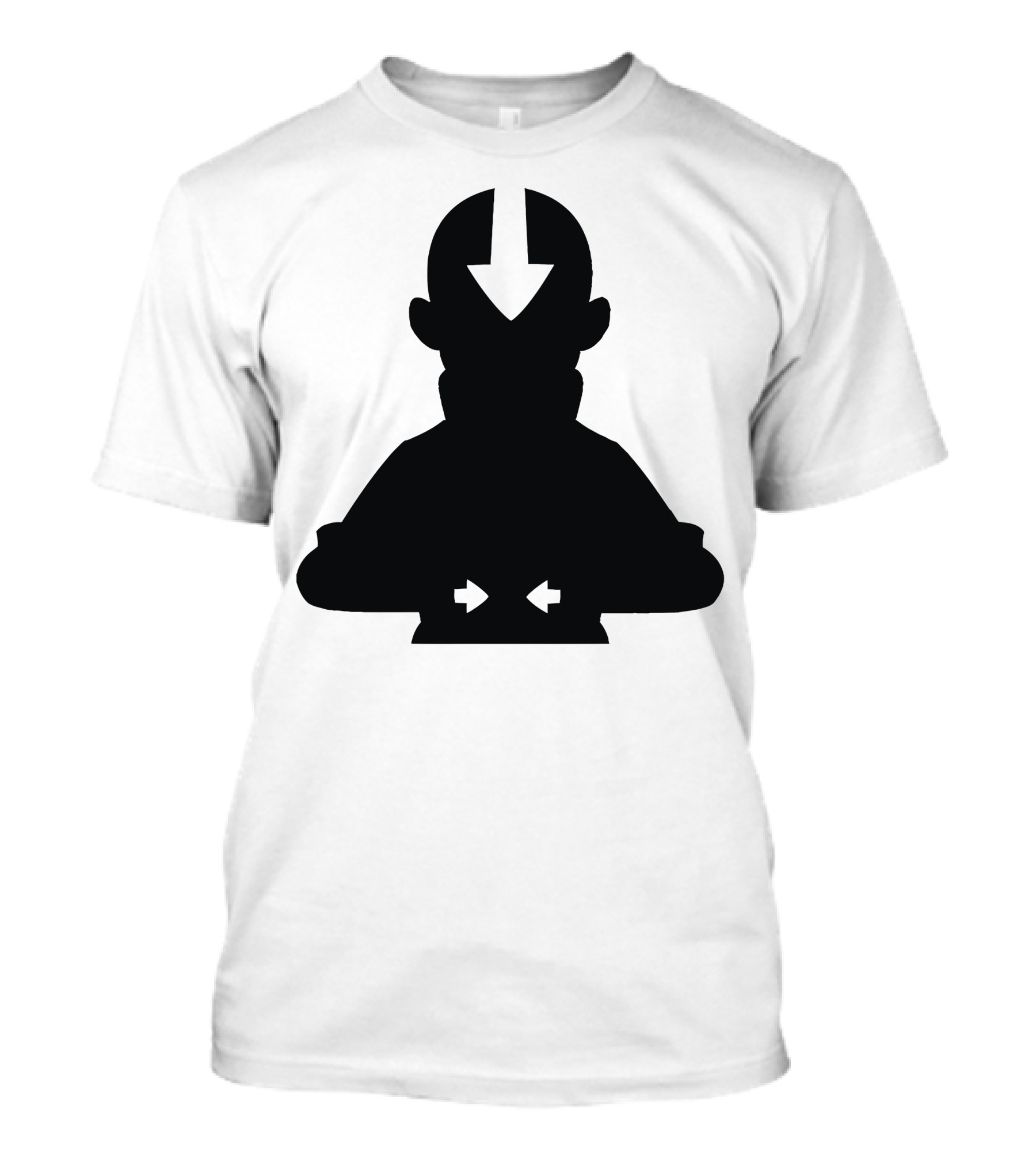 Avatar The Last Airbender Aang Silhouette Iconic Arrow T-Shirt