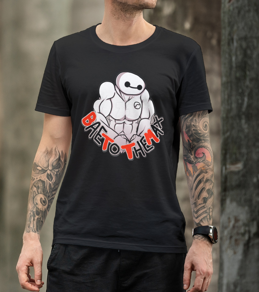 Bae To The Max Buff Cartoon Character T-Shirt