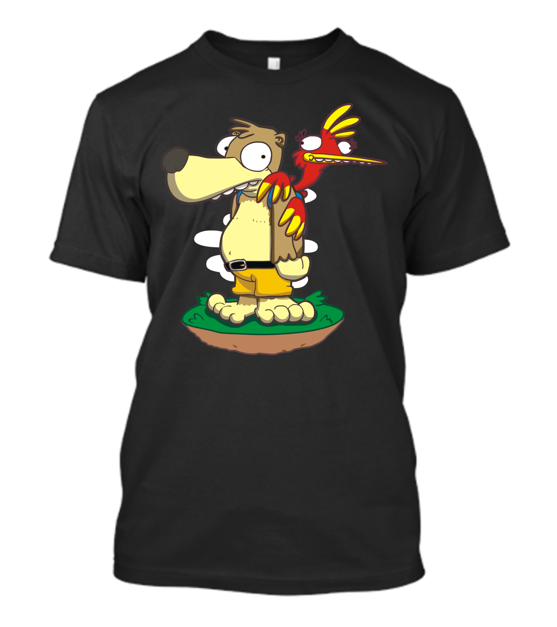 Banjo Kazooie Meets Simpsons Parody Banjer Kazooper T-Shirt