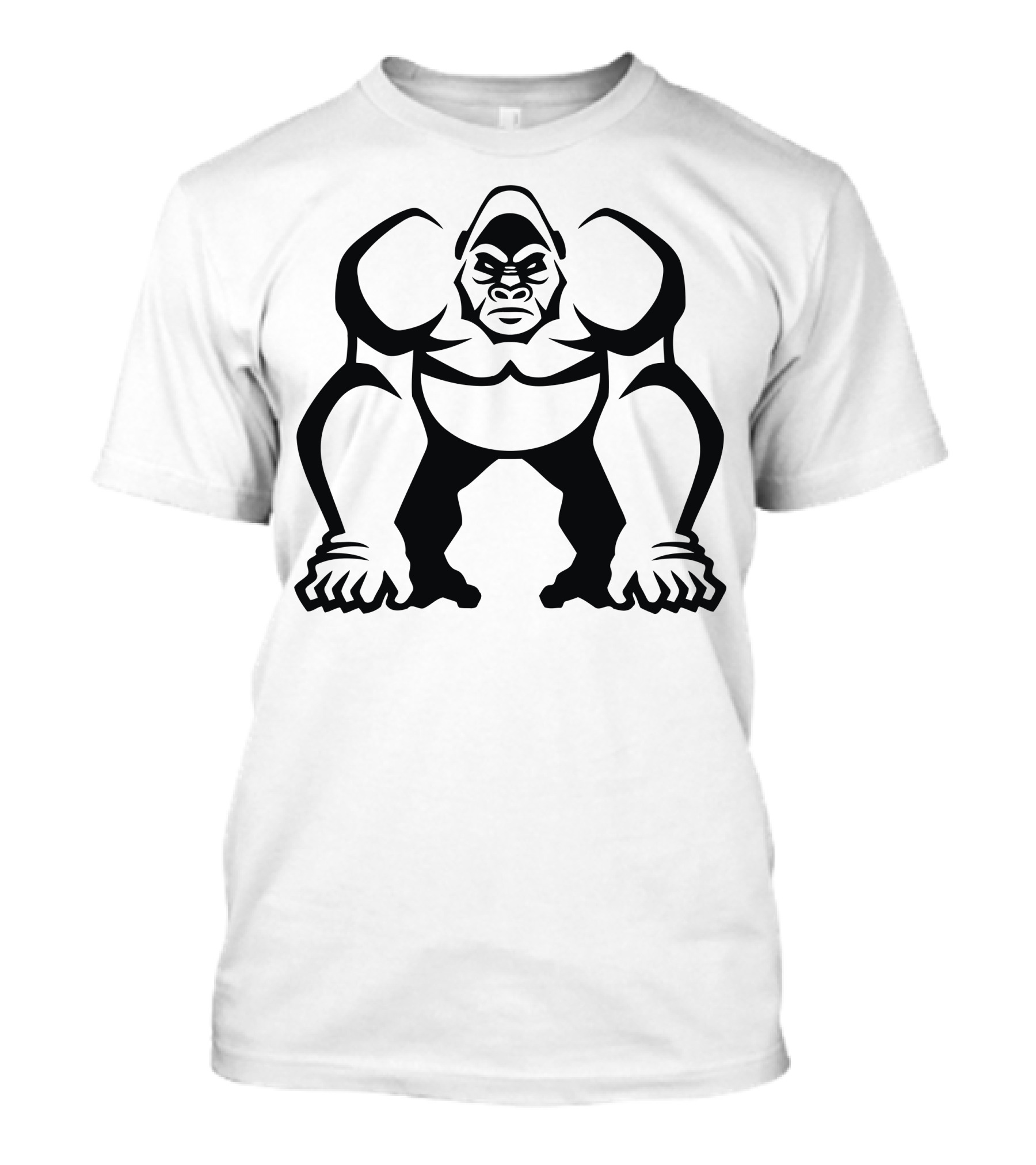 Big Muscular Tough Gorilla T-Shirt