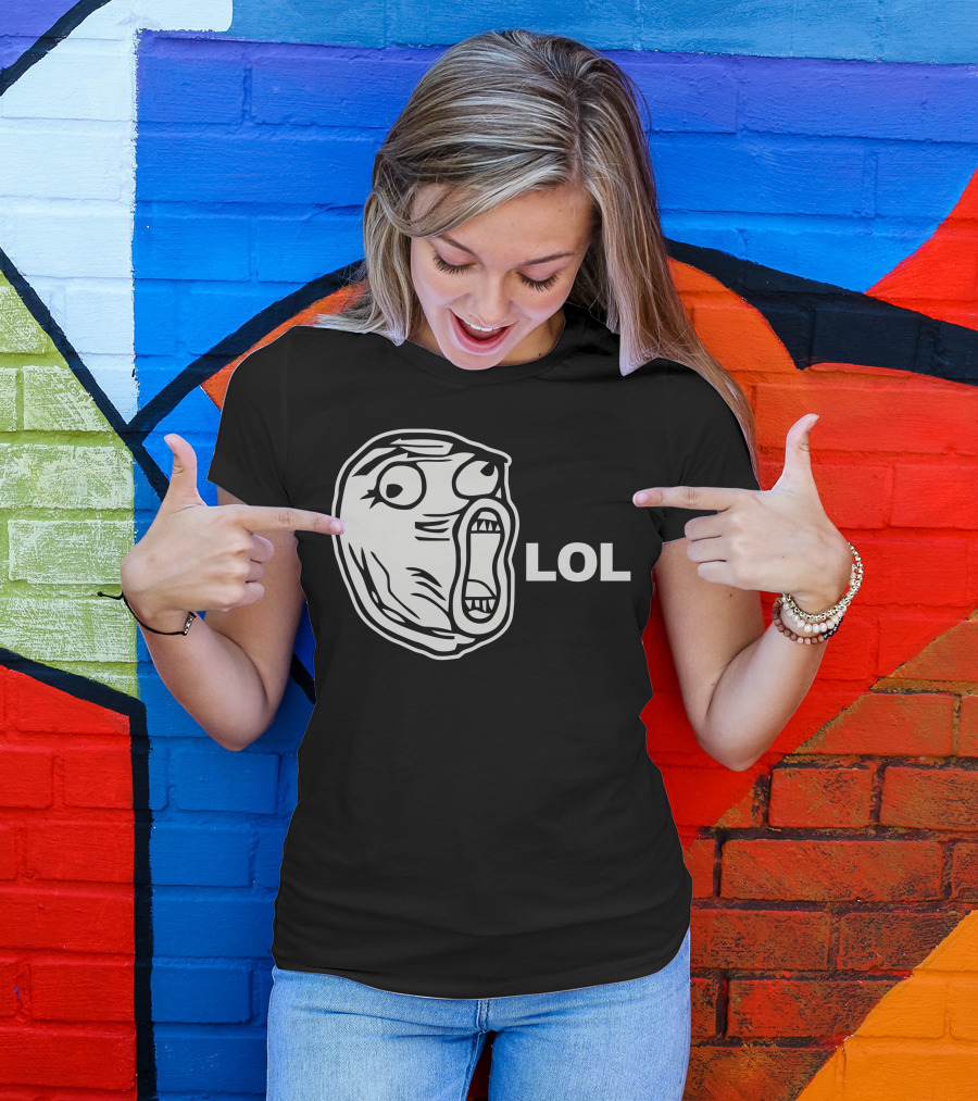 LOL Rage Face Meme T-Shirt