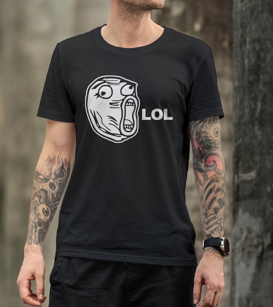 LOL Rage Face Meme T-Shirt