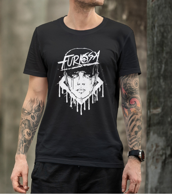 Furiosa Dripping Style Face T-Shirt