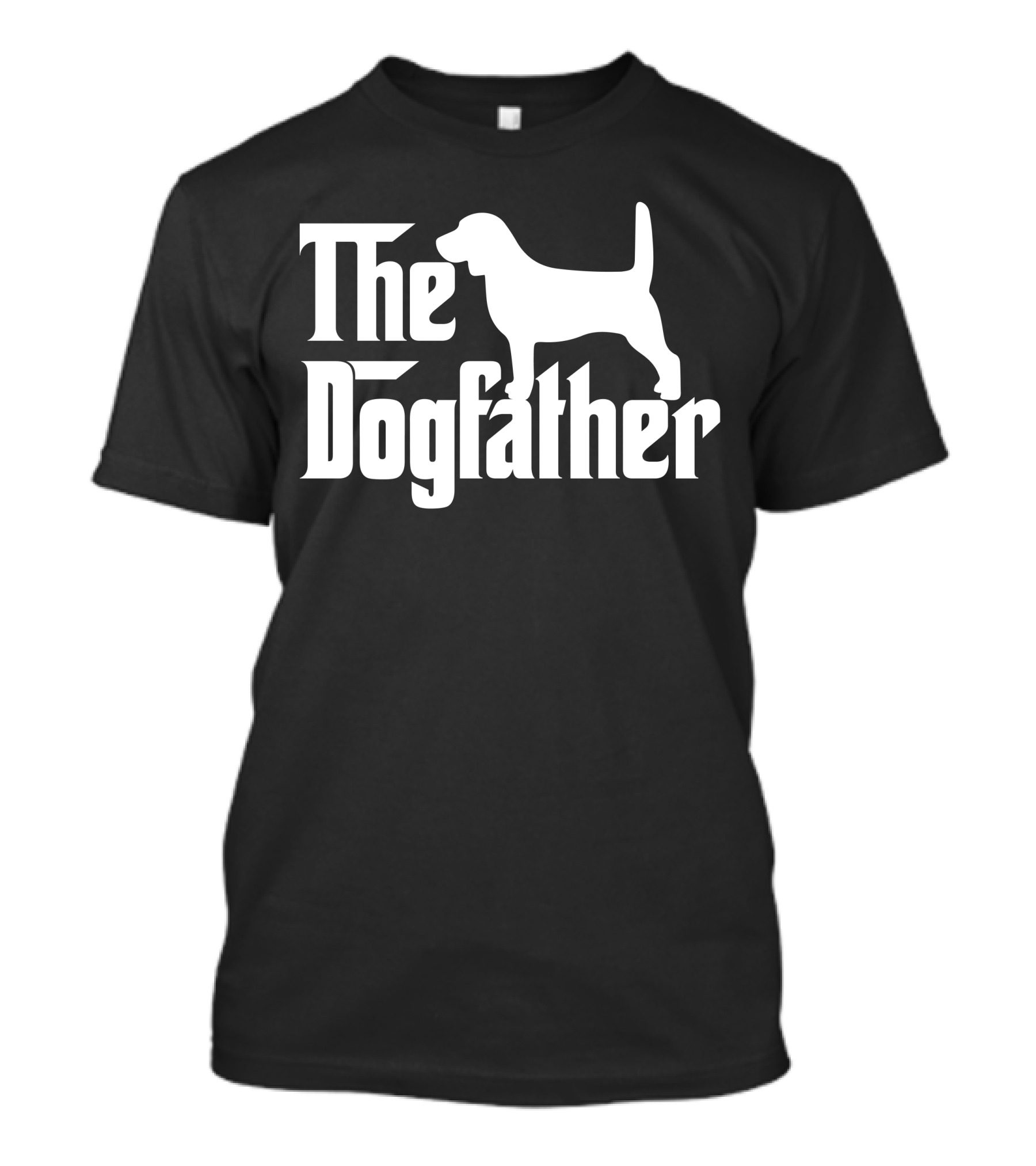 The Dogfather Beagle White Design With Beagle T-Shirt