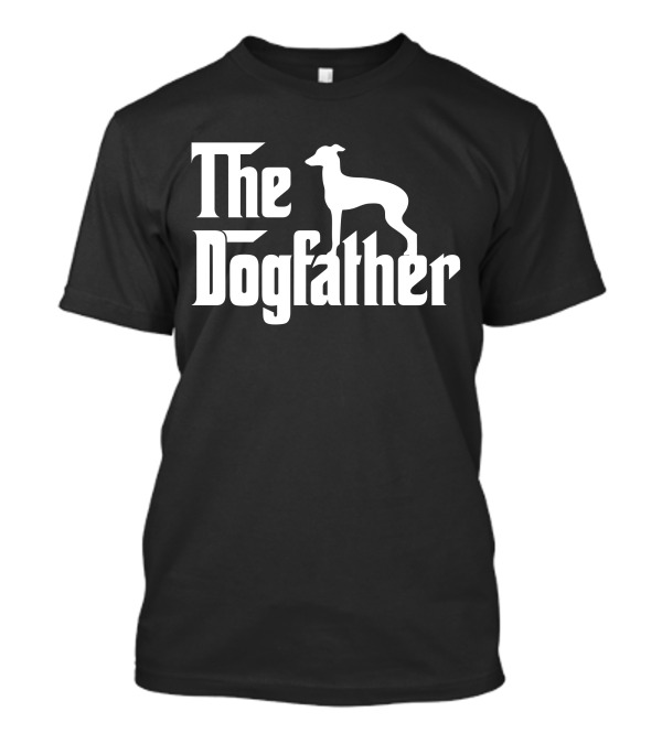 The Dogfather Italian Greyhound White Iconic T-Shirt