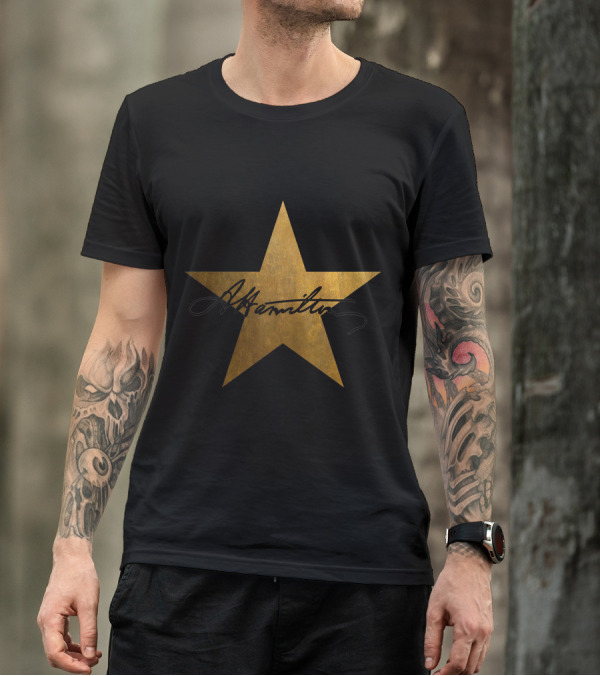 Alexander Hamilton Signature Golden Star T-Shirt