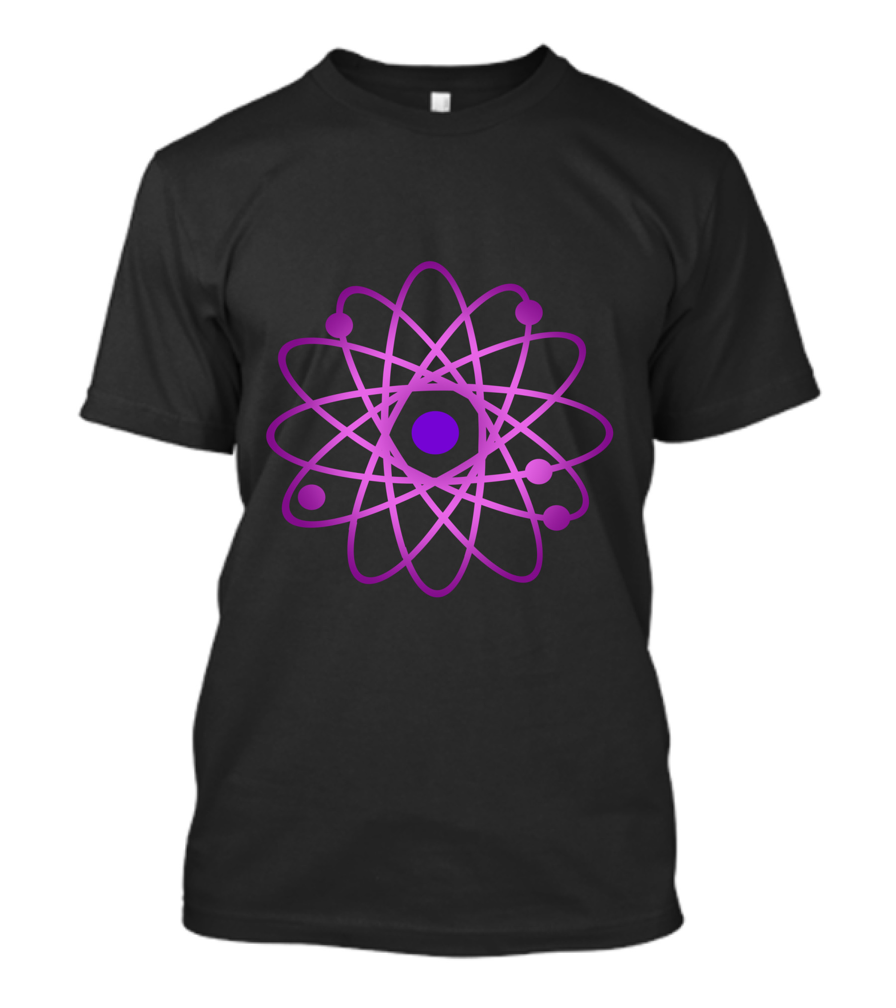 Atomic Energy Symbol Purple Atomic T-Shirt
