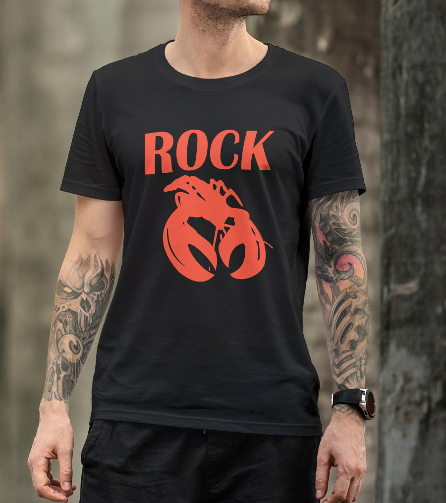 B52 Rock Lobster Black Rock Sz M L XL T-Shirt