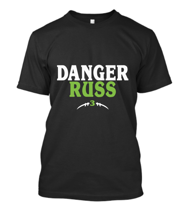 DANGER RUSS 3 Football T-Shirt