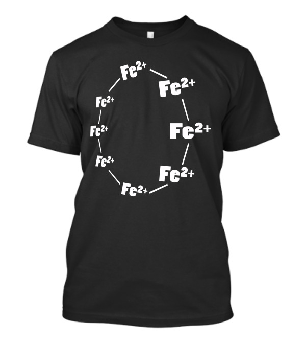 Ferris Wheel Fe2+ Chemistry Elements Circle T-Shirt