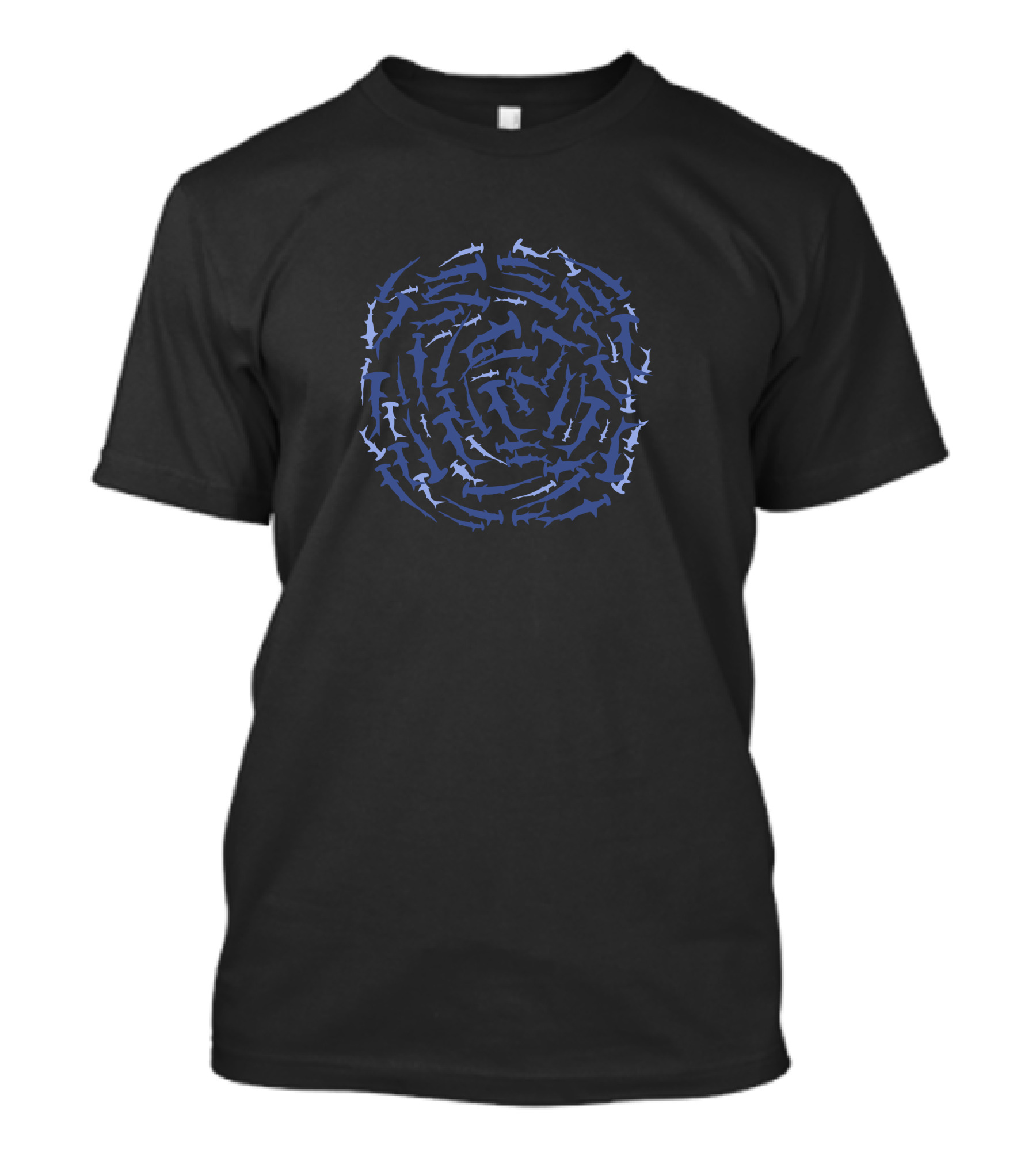 Hammerhai Hammerhead Shark Swirl Scuba Diving T-Shirt