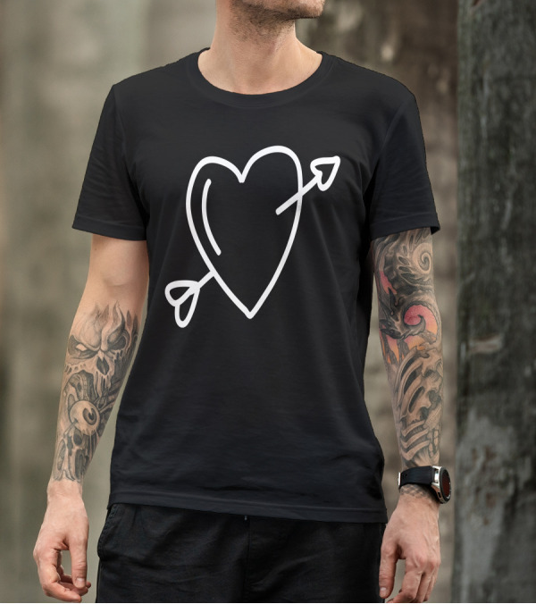 Have Valentine Heart With Arrow T-Shirt