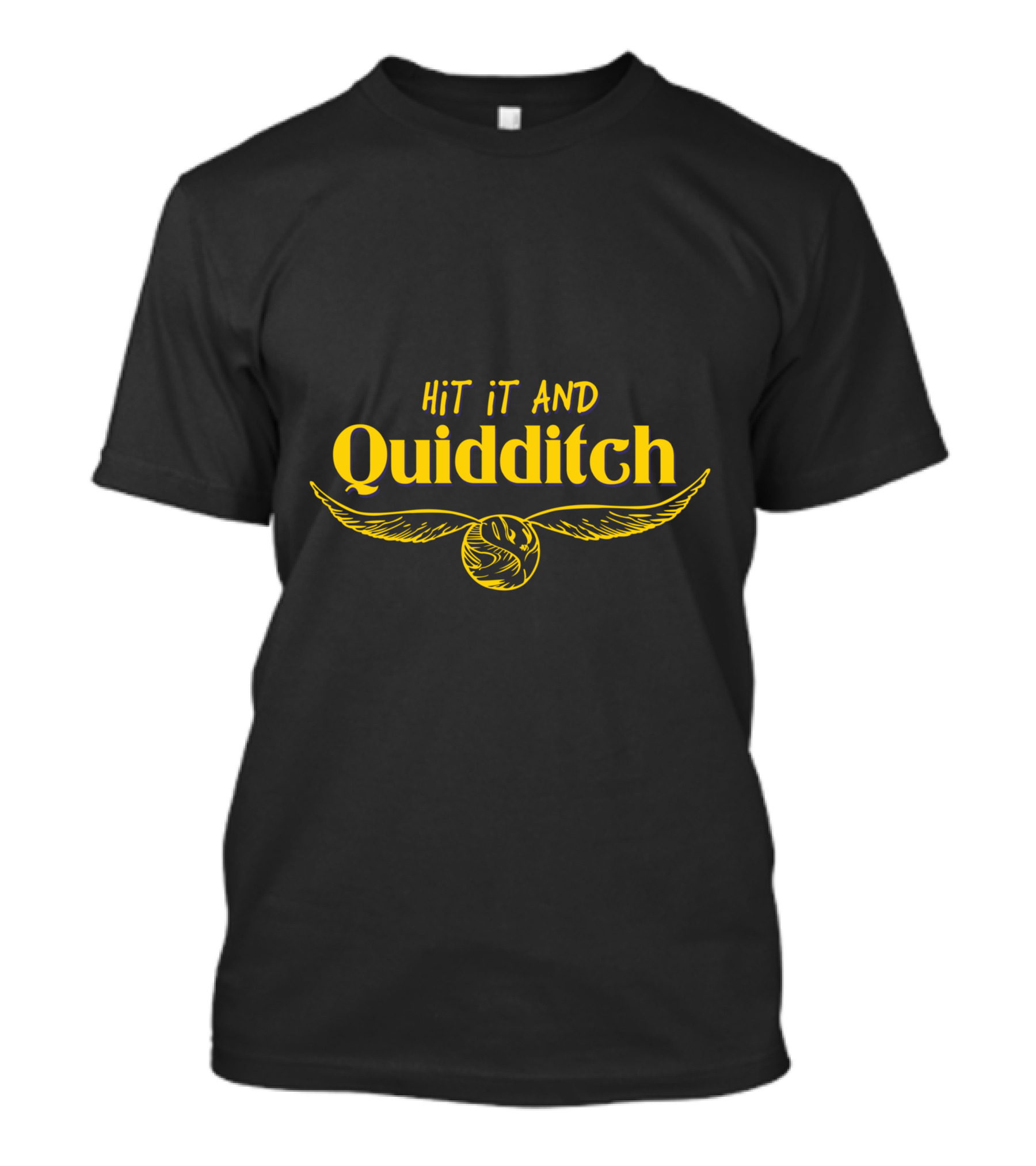 Hit It And Quidditch Golden Snitch Wings T-Shirt