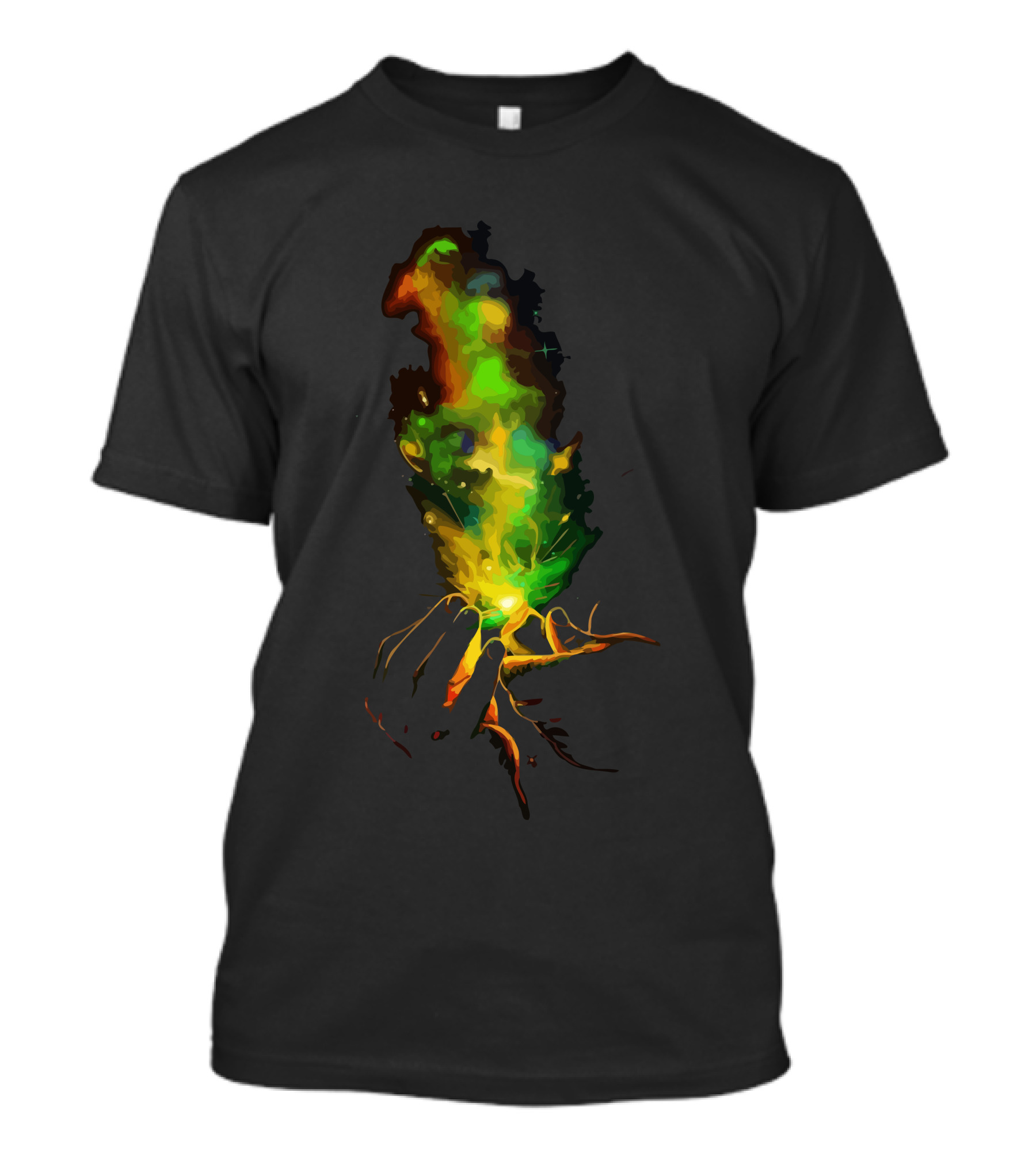 Light It Up Vibrant Hand-Held Flame T-Shirt