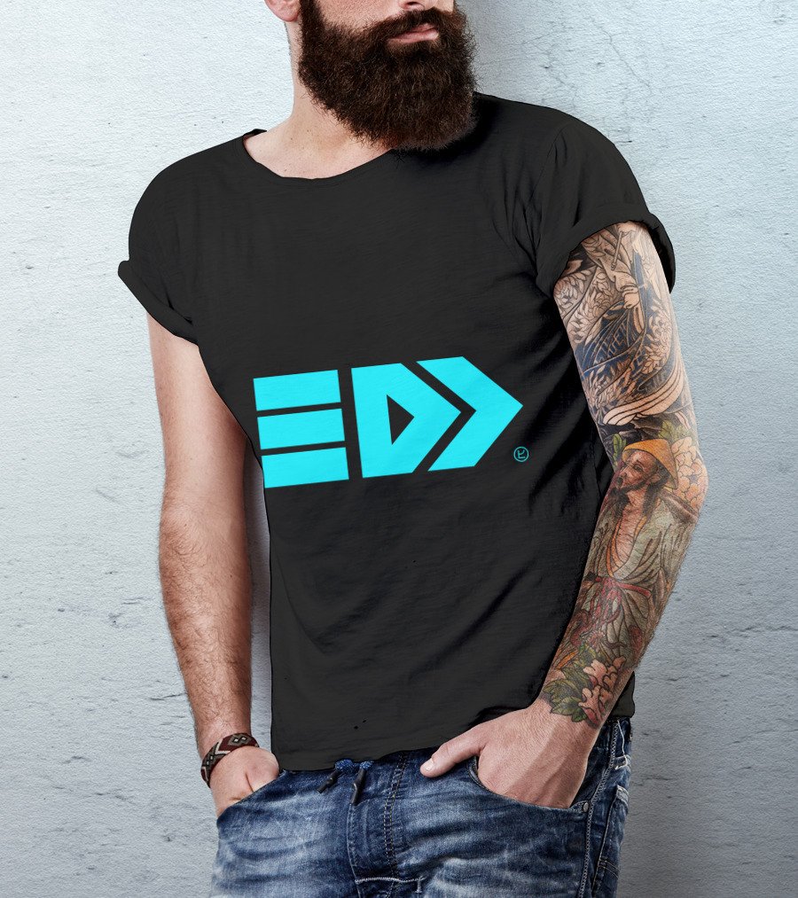 Splatoon Takoroka Blue EKG T-Shirt