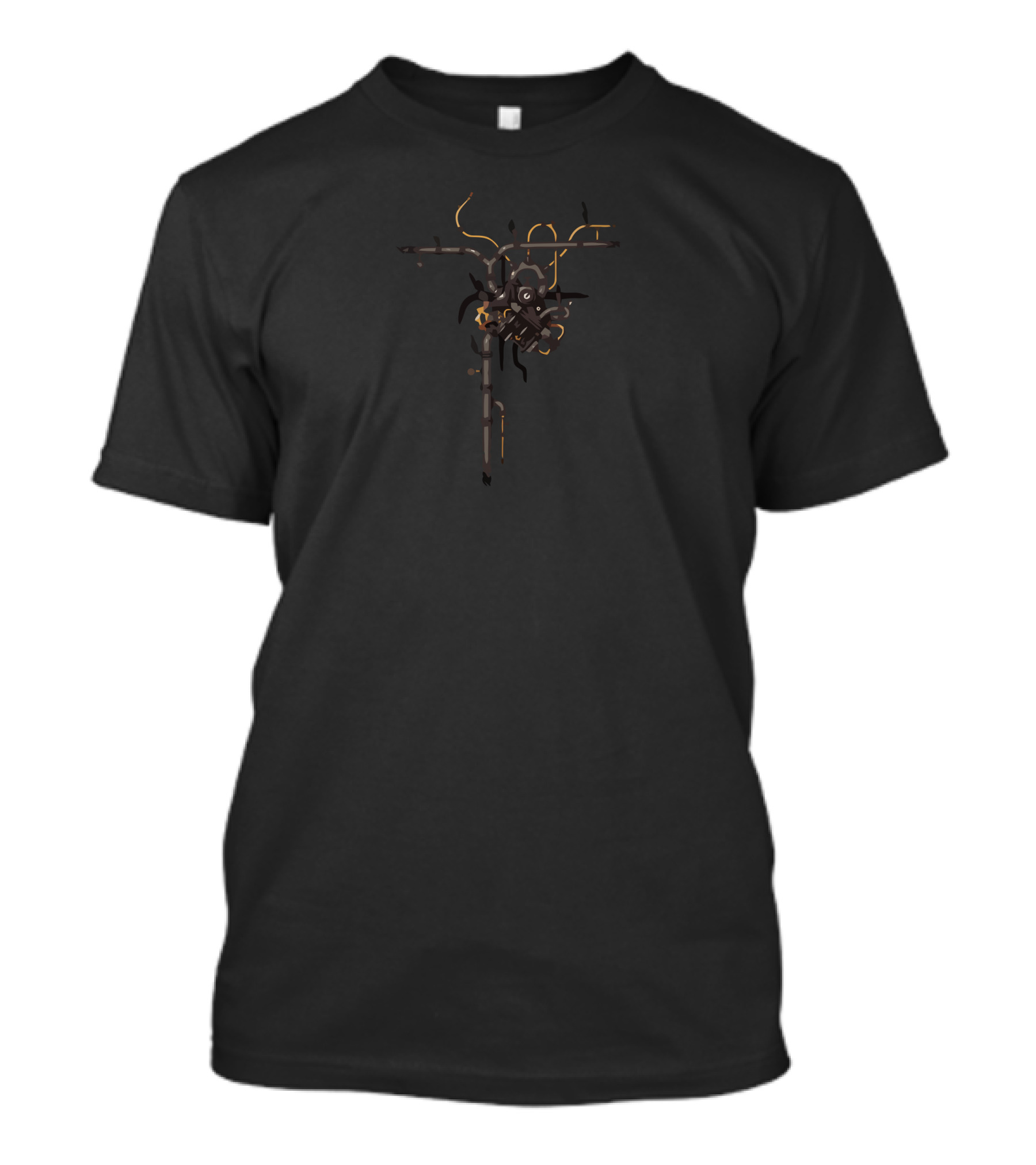 Heart Of Steam And Pipes Industrial Art Piece T-Shirt