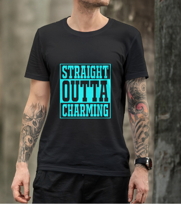 Straight Outta Charming Sons Of Anarchy Fan Tee Sons Of Anarchy T-Shirt