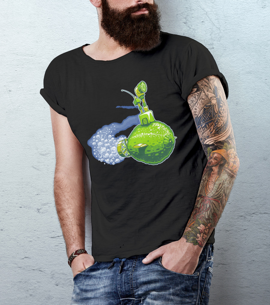 Sub Lime Fresh Citrus Submarine Adventure T-Shirt