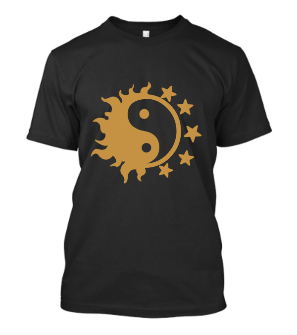 Sun Moon Stars Yin Yang T-Shirt