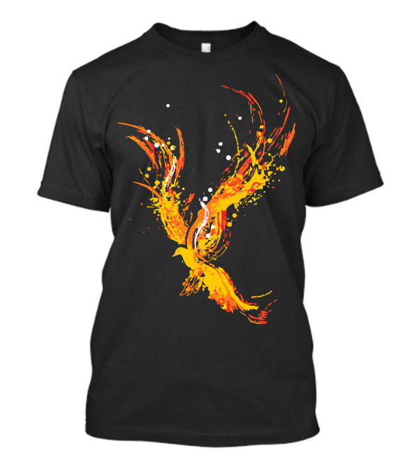 The Discovery Of Fire Phoenix Burst T-Shirt