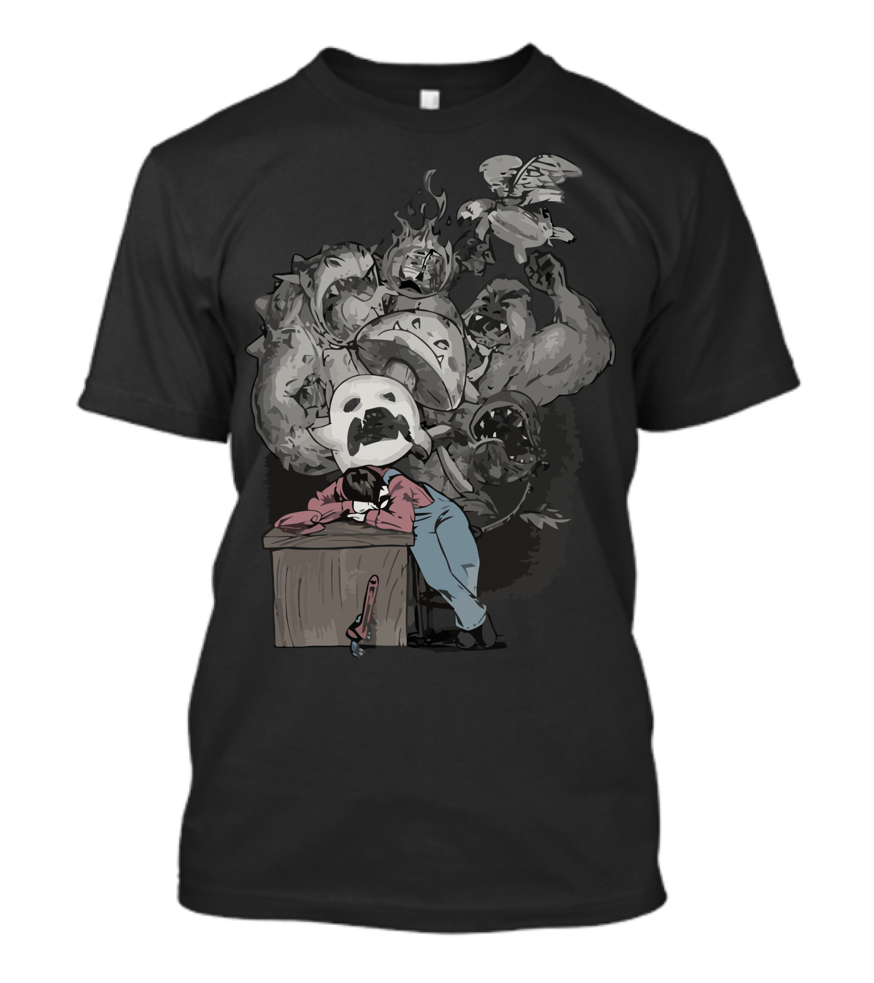 The Sleep Of Reason Mario Boo Storm T-Shirt