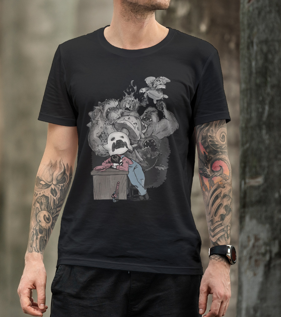 The Sleep Of Reason Mario Boo Storm T-Shirt