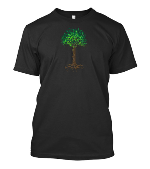 The Start Of Spring Tree With Roots T-Shirt