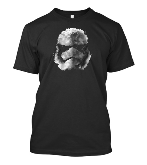 The Stormtrooper Helmet Lightning Storm Cloud T-Shirt