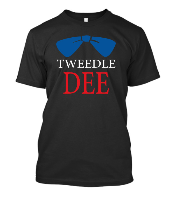 Tweedle Dee Bow Tie Red T-Shirt
