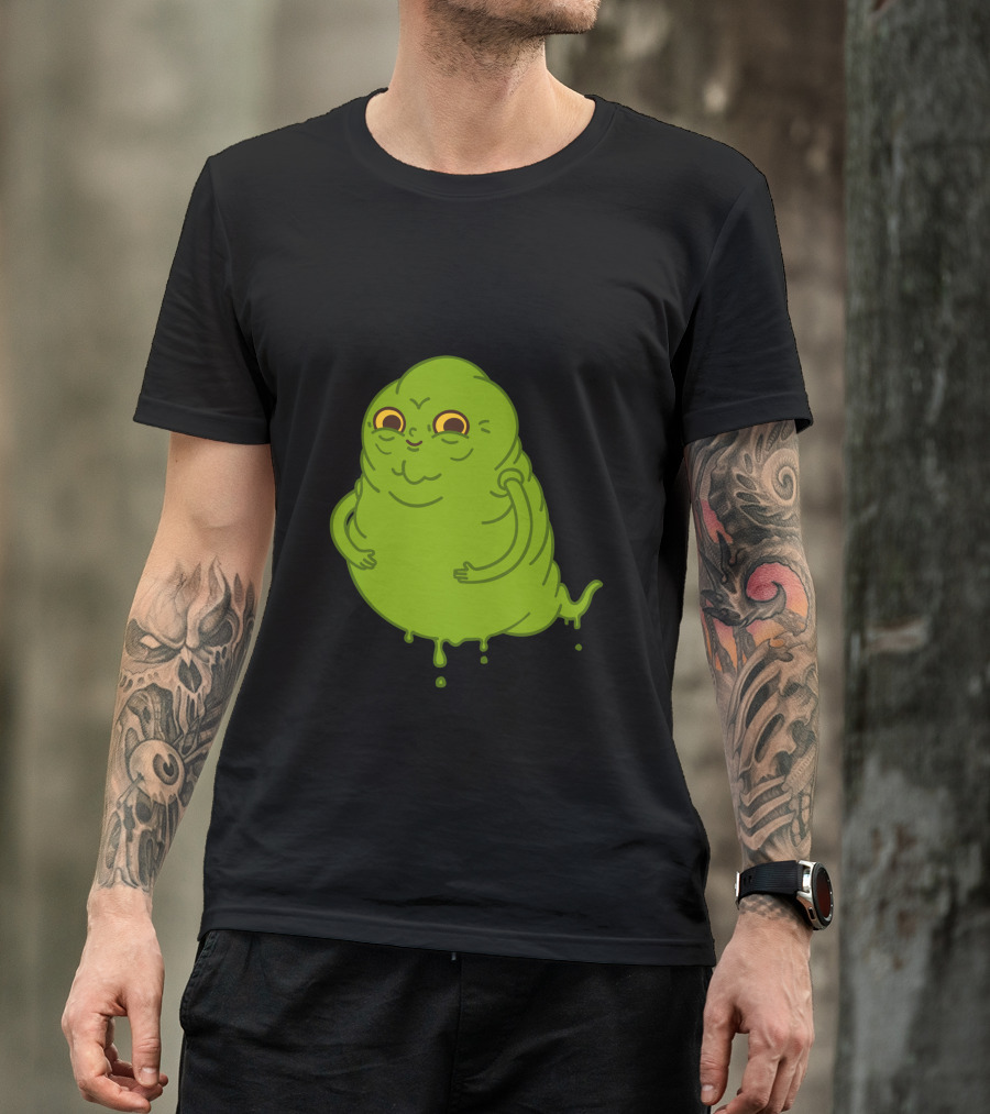 Veggies Mike Mitchell Green Blob Creature T-Shirt