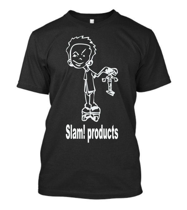 Slam Products Vintage Freestyle Skating Character T-Shirt